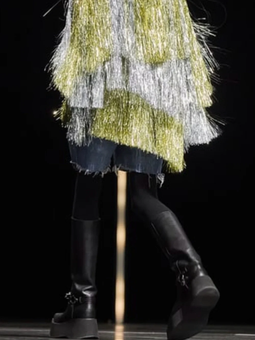 celine fw22 boydoll runway jed harness platform boots size 41